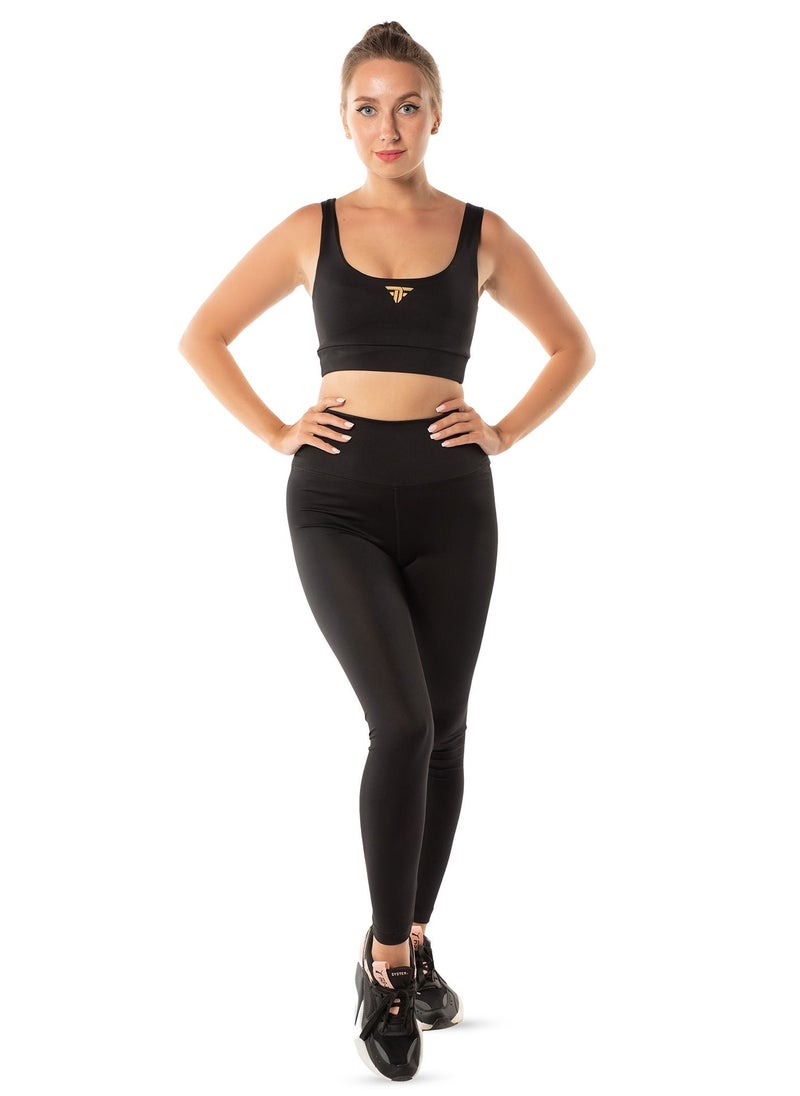 Fit Freak - Black basic legging - Image 1