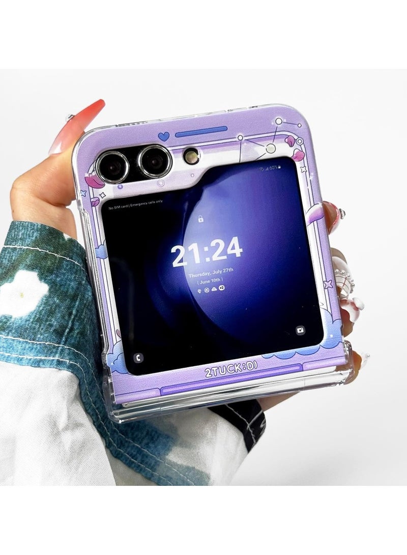 general Samsung Galaxy Z Flip 6 Kawaii Case with Hinge Protector, Women's Funny Case for Galaxy Z Flip 6 Cute Phone Case - Image 3