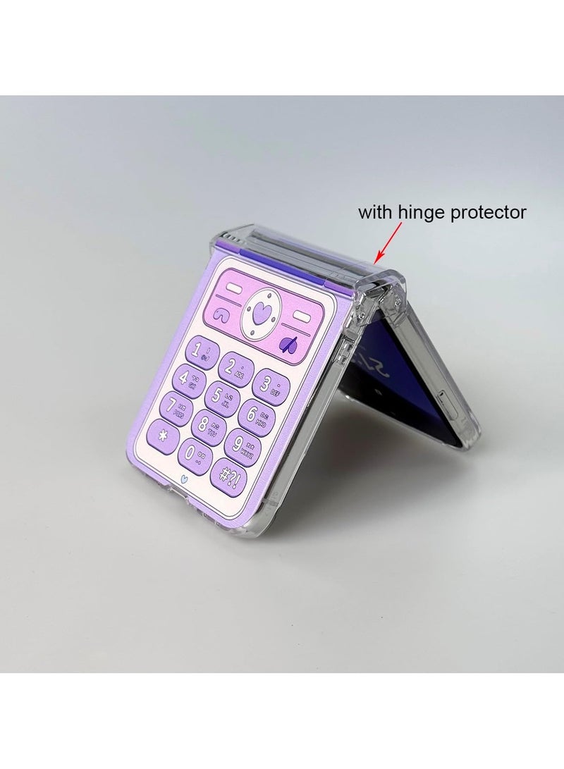 general Samsung Galaxy Z Flip 6 Kawaii Case with Hinge Protector, Women's Funny Case for Galaxy Z Flip 6 Cute Phone Case - Image 5