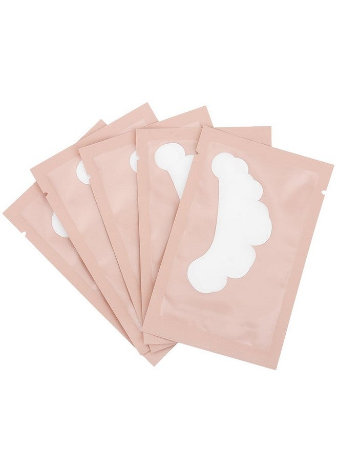 Mekupeu Mekupeu 100 Pair Eye Under Gel Pads Eyelash Extensions Patches,Lash Extension Lint Free Under Hydrogel Eye Mask Pads Beauty Tools (Pink) - Image 4
