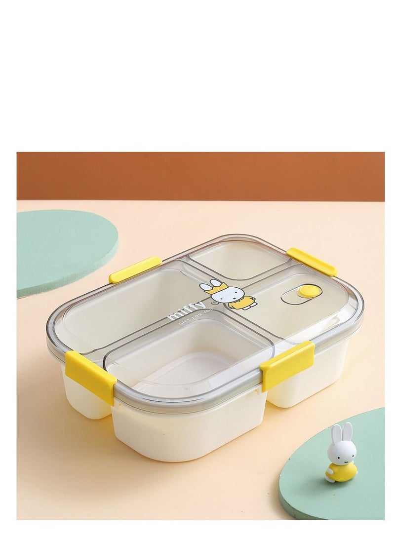 Y&D Kids Lunch Box with 4 Compartments Suitable For Microwave And Dishwasher - Image 1