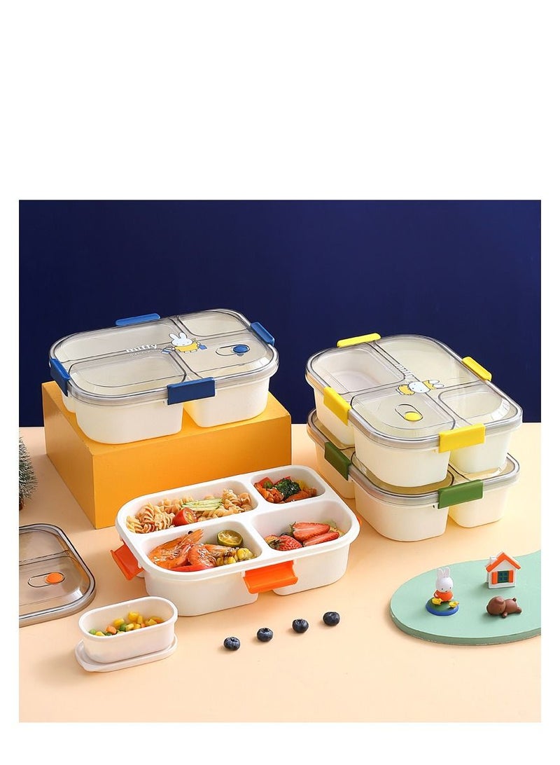 Y&D Kids Lunch Box with 4 Compartments Suitable For Microwave And Dishwasher - Image 2