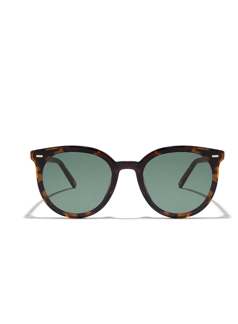 30Sundays Hera,Women Sunglasses, Round Sunglasses, UV Protection: UV400 (Tortoise,Green)