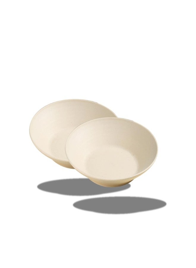 Vortipu 23CM Unbreakable Wheat Straw Dinner Bowls – Large, Lightweight & Reusable Serving Bowls for Salad, Kitchen, Kids & Adults – Microwave & Dishwasher Safe (Being, 2 pcs) - Image 1