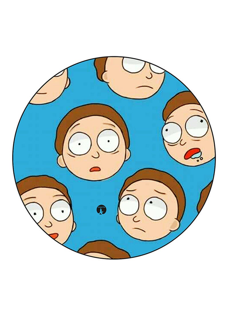 RKN Rick And Morty Printed Fridge Magnet  Round  Multicolour - Image 1