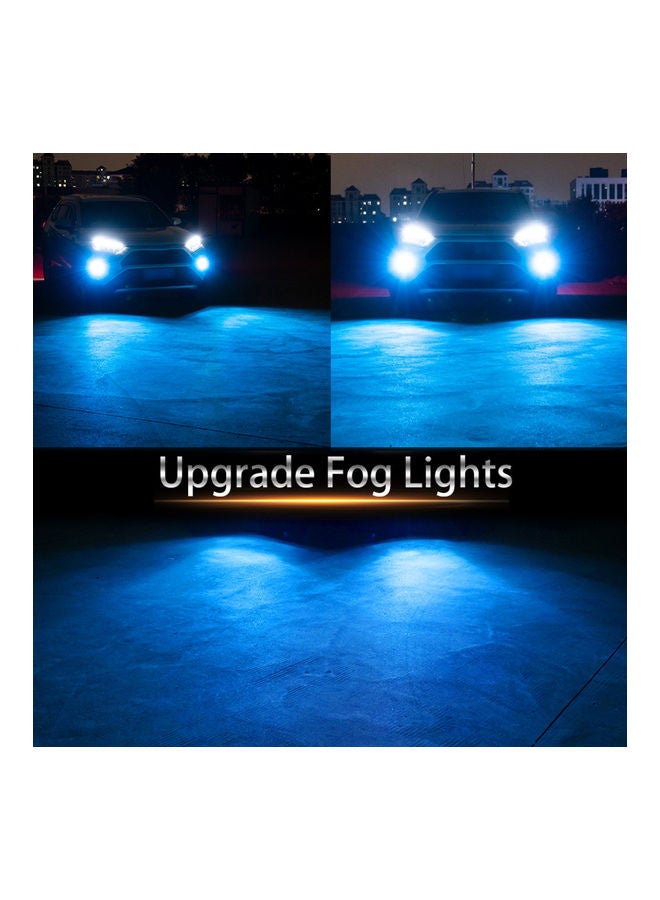 إسكدنيا طقم مصابيح ضباب LED للسيارة مكون من قطعتين - Image 4