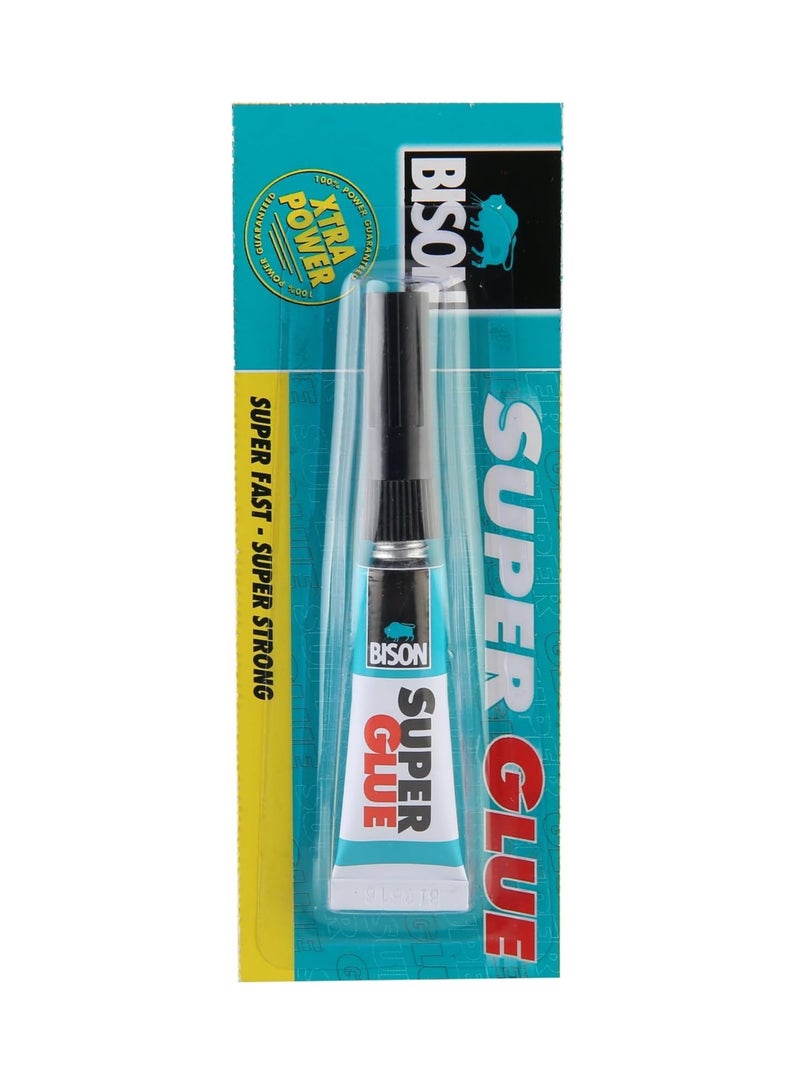 Bison Super Glue Liquid 2 g, ultra fast and strong super glue - Image 1
