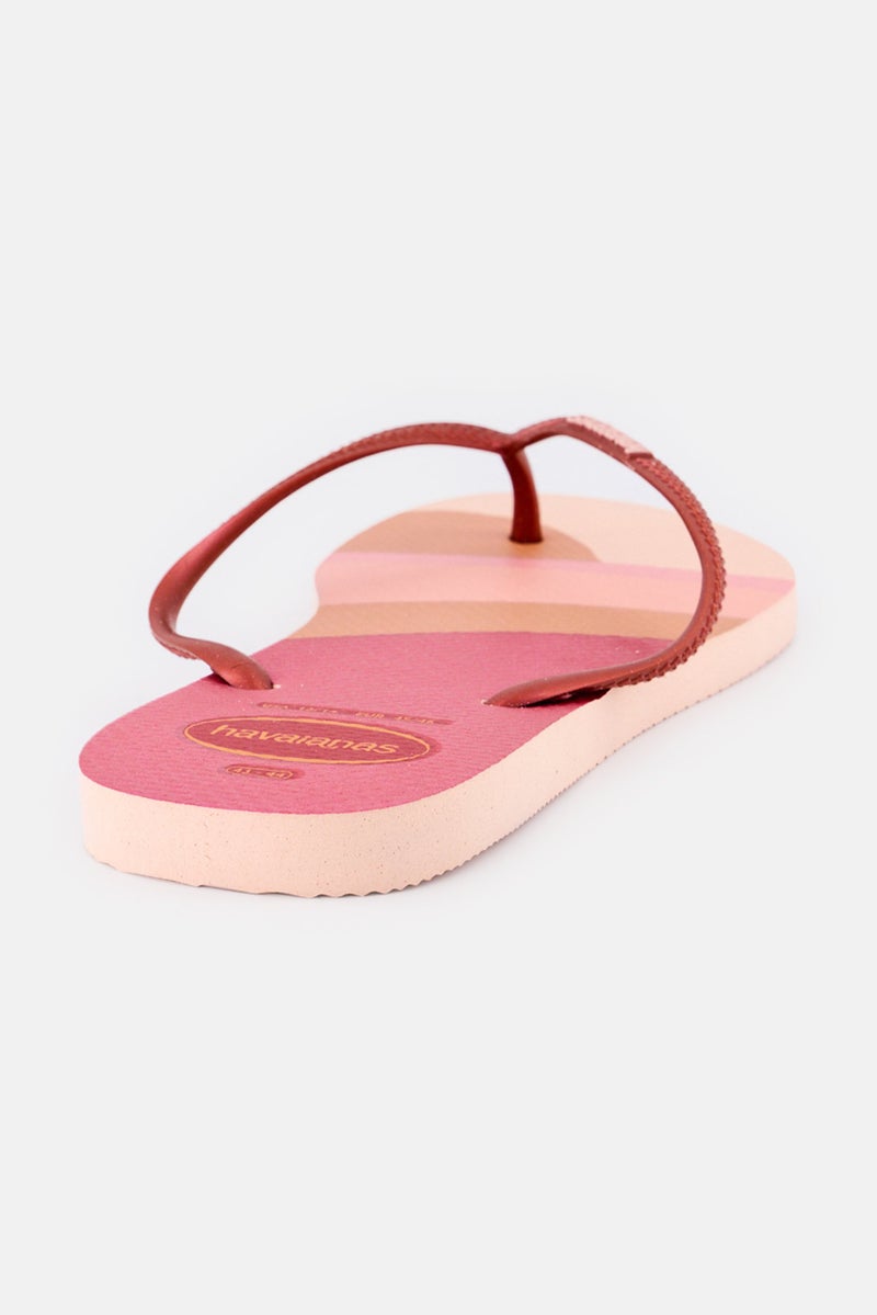 Havaianas Women Slip on Palette Glw Slippers, Multicolor - Image 3