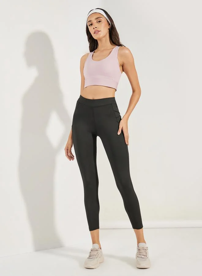 Styli Broad Underband Multi Strap Back High Support Sports Bra