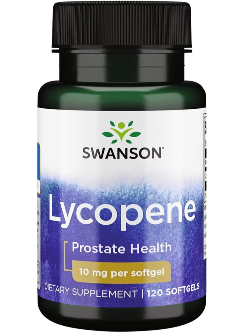 SWANSON Lycopene 10Mg 120 Softgels - Image 1