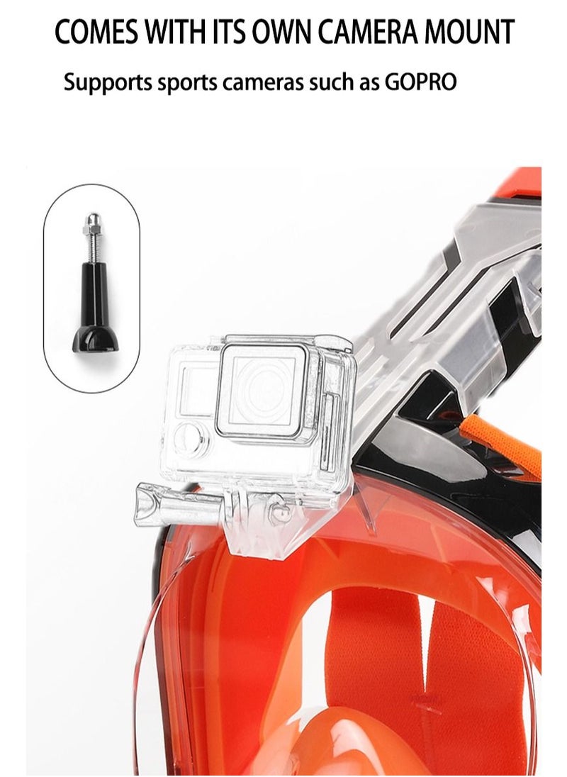 Full face Snorkeling mask with New Safety Breathing System and Camera Stand with 180-degree Panoramic View (Orange) - pzsku/ZA0DFD0241564DA2A8C42Z/45/_/1683772480/b0517f8f-00de-494d-8229-16c2bff9e1a4