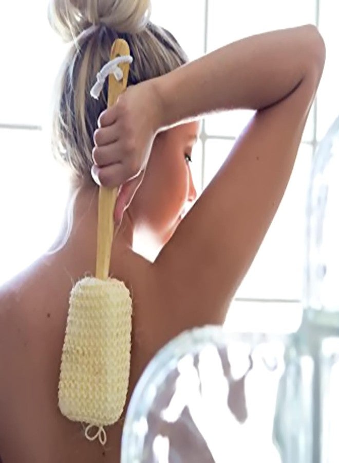 Confidence Long Handle Sponge Scrubber/Brush For Bathing For Men And Women - Image 2