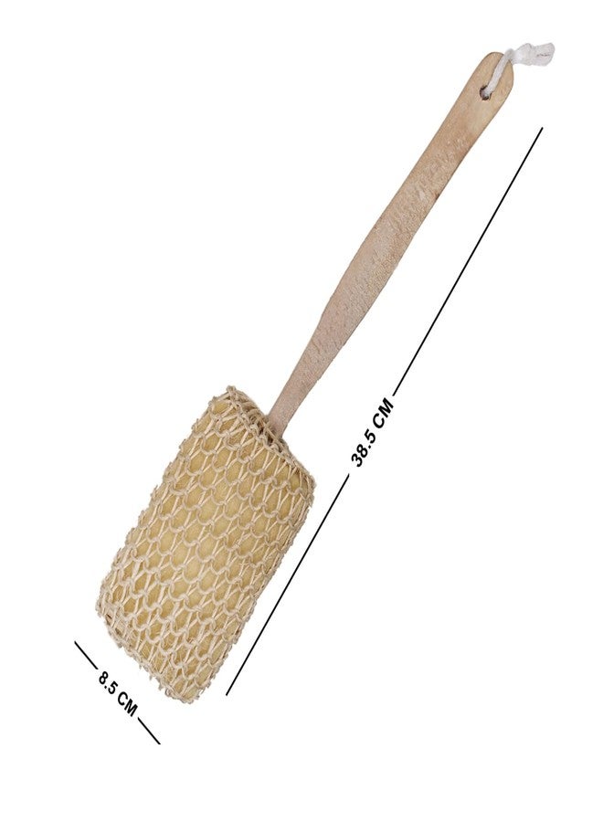 Confidence Long Handle Sponge Scrubber/Brush For Bathing For Men And Women - Image 3