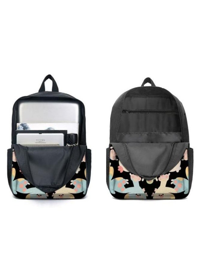 Bright Li Fire popular new super cartoon elements! Shoulder + handbag + pen bag set (students, children, friends outing, mountain climbing, etc. are available) - 2