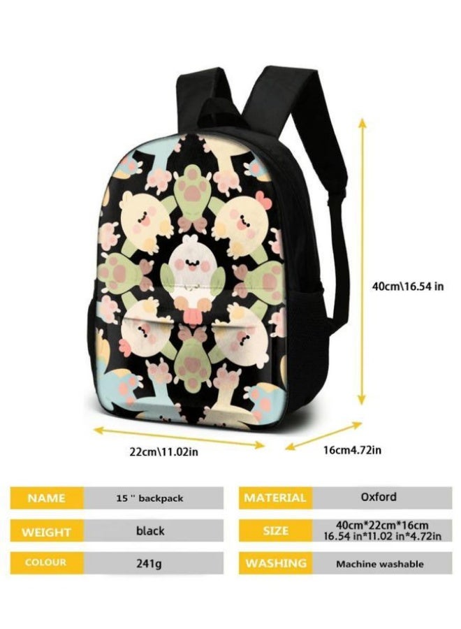 Bright Li Fire popular new super cartoon elements! Shoulder + handbag + pen bag set (students, children, friends outing, mountain climbing, etc. are available) - 2