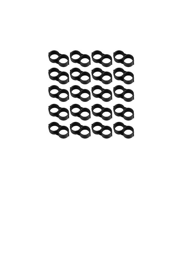 Generic Jayee 20 Pack Drip Irrigation 1/2" Drip Tubing End Closure Stop End Cap Plugs Fitting Kit 17Mm For Garden Greenhouse Patio And Lawn Agricultural Watering Applications  - Image 1