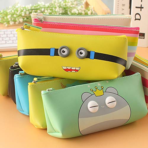 SILLYME 6 pcs Return Gifts Birthday Party for Kids - Silicon Pencil Pouch - Assorted Design - Return Gift for Kids Age 6-10 10-12 Birthday Return Gifts for Kid 6-12 kanjak Gifts - Image 1