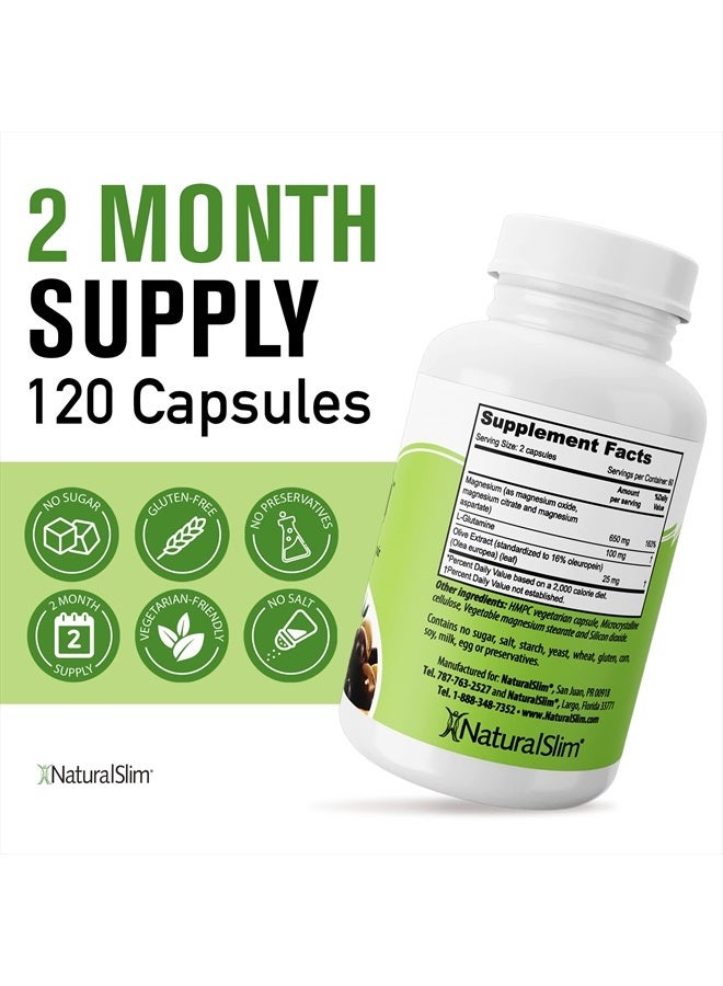NaturalSlim Constipend - Laxative for Constipation Relief, and Colon Cleanse Supplement - Stool Softener for Women and Men with Olive Extract - 120 Capsules - Image 4