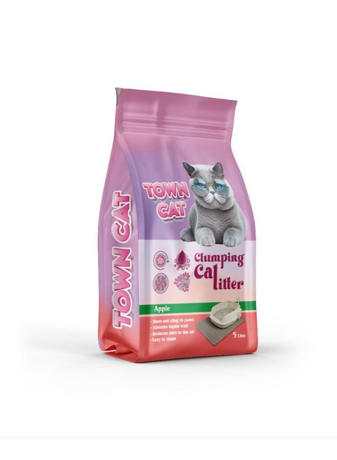 Town Cat Cat Litter Apple 5L