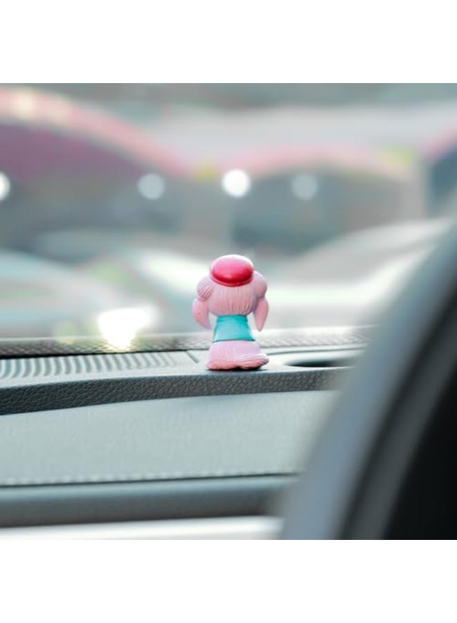 YGMONER 8Pcs Mini Dog Figurines Car Dashboard Decorations Cute Car Interior Decor Cake Toppers (Dog) - Image 5