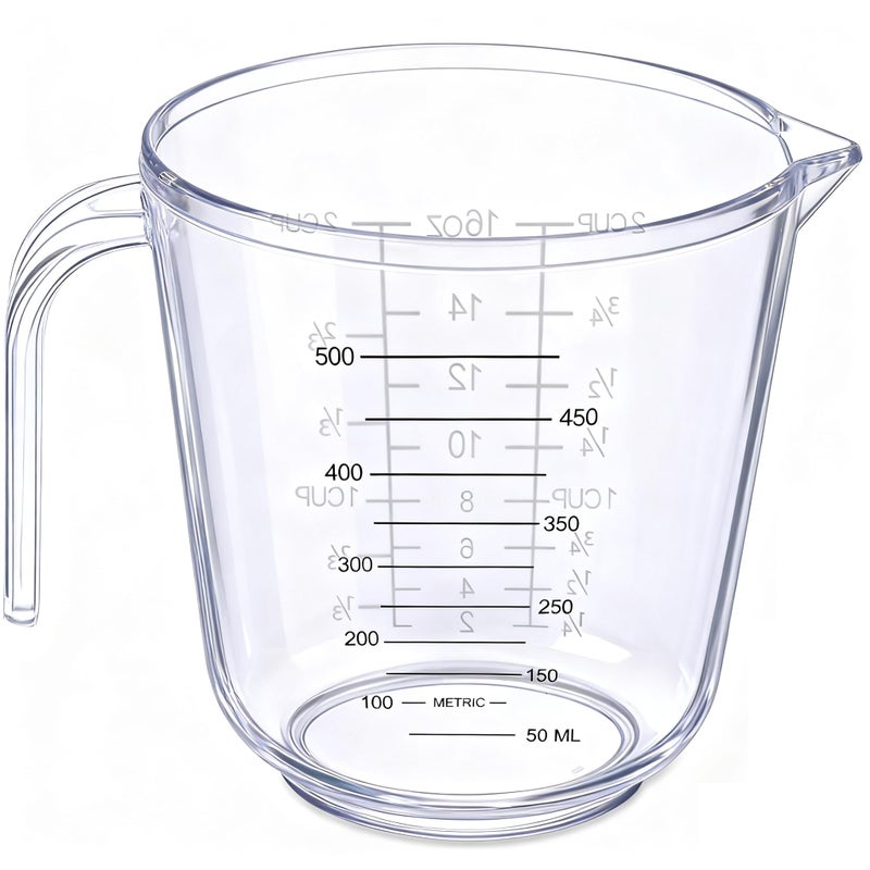 DOTINGHUX Measuring Cup, 2 Cup, Clear - Image 3