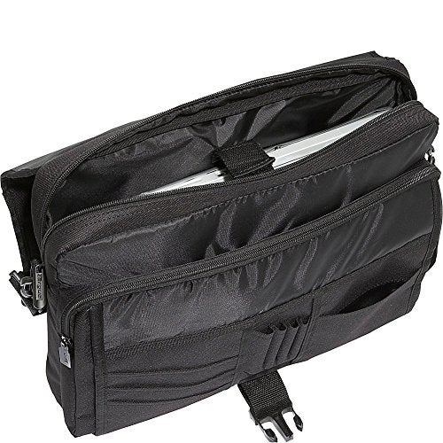 Targus Laptop Carrying Case for 15.6-Inch Laptops Messenger Slim Case for Men and Women, Bags for HP, Microsoft, Dell, Lenovo, Apple, Black (TCM004US) - Image 2
