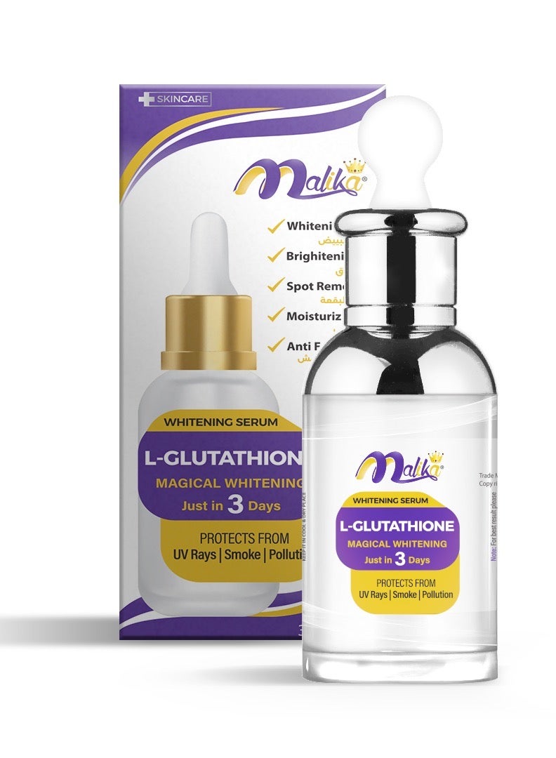 Malika L-Glutathione Whitening Serum 30ml - Image 1