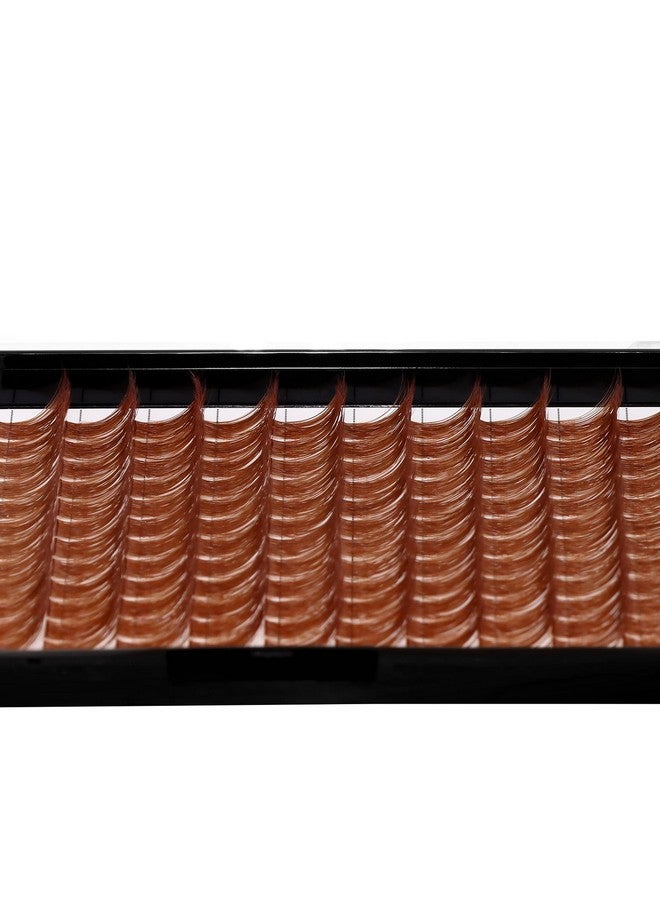 Vayator Color Lash Cluster Light Brown Dark Brown Black Brown Various Colored False Eyelashes Clusters Professional Makeup Lash Cluster Grafted Eyelash Extension（Light Brown-10mm） - Image 5