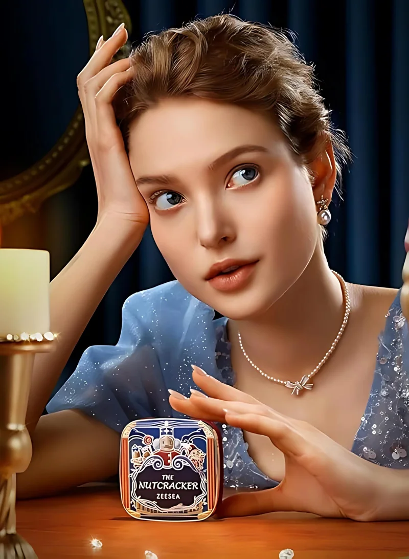 زيسي بودرة مضغوطة شفافة زيسيا فانتازيا الرائعة كسارة البندق - ٠٢