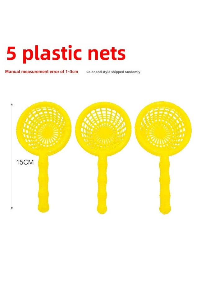 Children's Fishing Toys Blow Bottle Fish Suit Magnetic Water Baby Luminous Fish Summer Square Swimming Pool Toys-Specifications:Small Net Fishing/bar  - Image 1