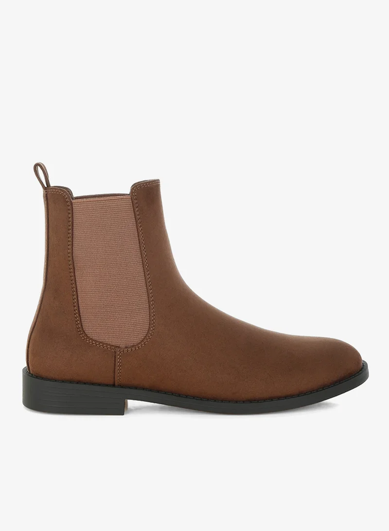 London Rag Women's Low Block Heel Chelsea Boots In Brown