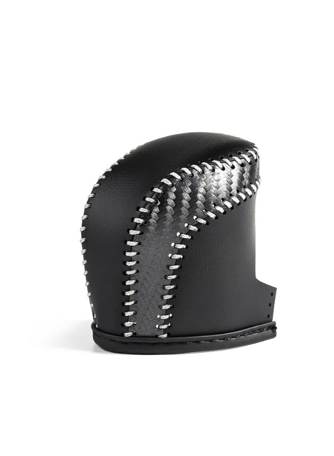 Compatible with Toyota Camry Corolla Corolla Cross Avalon Accessories Car Center Console Gear Shift Knob Cover Trim Protector Cap -Carbon Fiber and Black - Image 5