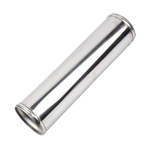 AotoKoop 225 57mm OD Straight Aluminum Pipe with Beaded Ends for Intercooler Coolant Plumbing Polished 1181 300mm Long - Image 1