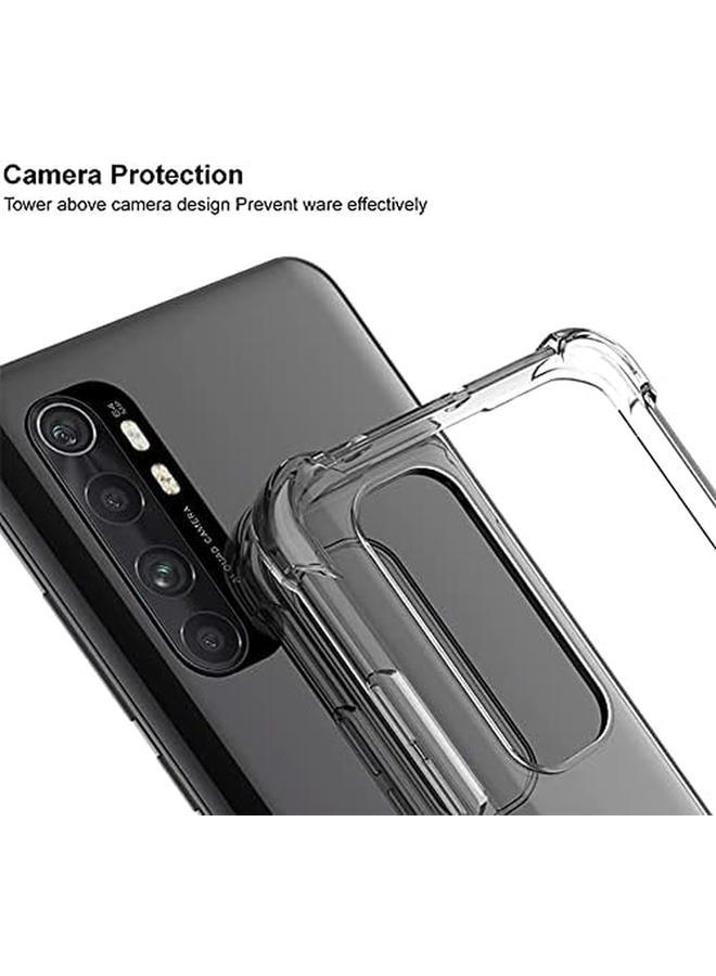 erorex Matte Anti Shockproof Plastic Flexible Smooth Soft Tpu Mobile Phone Protection Cover Compatible With Xiaomi Mi Note 10 Lite Transparent - Image 2