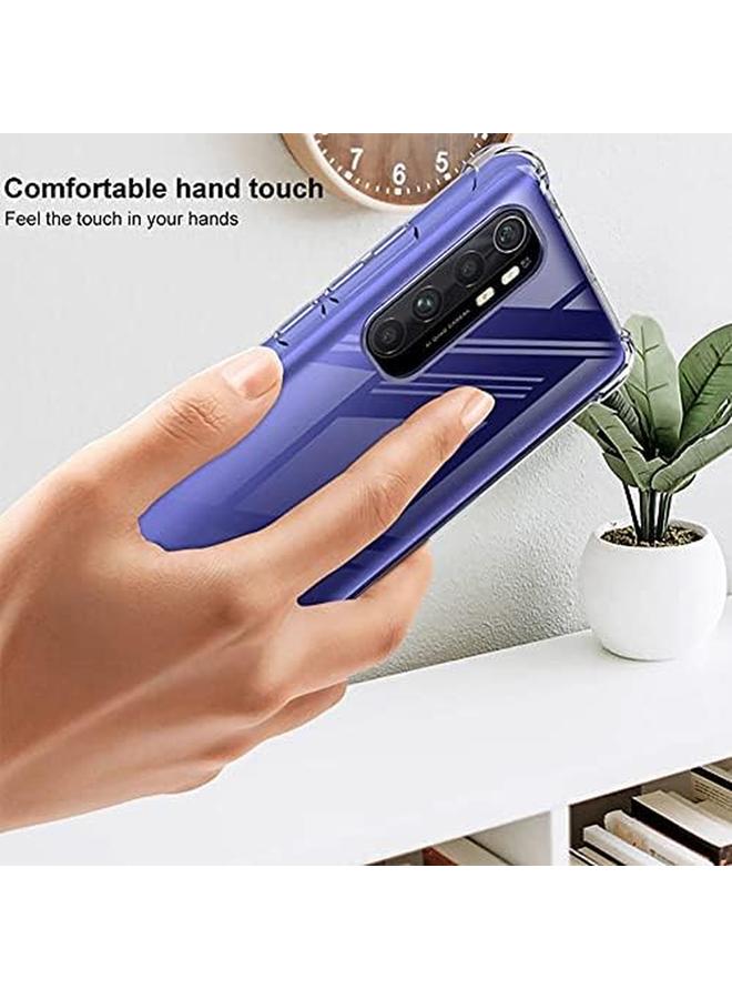 erorex Matte Anti Shockproof Plastic Flexible Smooth Soft Tpu Mobile Phone Protection Cover Compatible With Xiaomi Mi Note 10 Lite Transparent - Image 4