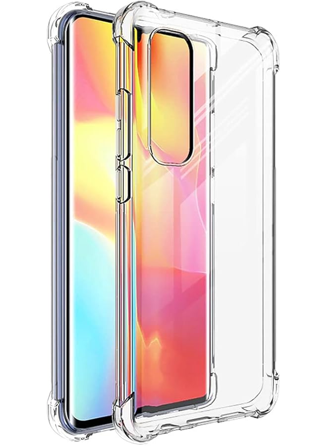 erorex Matte Anti Shockproof Plastic Flexible Smooth Soft Tpu Mobile Phone Protection Cover Compatible With Xiaomi Mi Note 10 Lite Transparent - Image 1