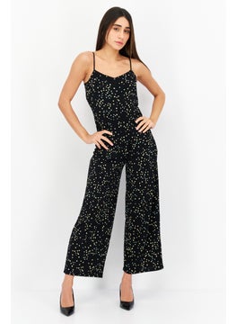 Women Floral Print Sleeveless Jumpsuit, Black Combo - pzsku/ZA0E0B7B3BC7E7F1915B1Z/45/_/1727187808/d0dd37b3-3e5a-4ac4-876a-6d0d02dc26b5