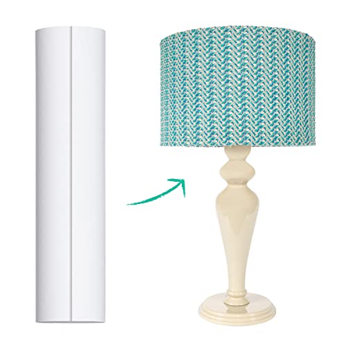 I Like That Lamp Styrene Sheet for Lampshade (15.5" Height x 64" Length) - Adhesive Roll for DIY Round Drum Lamp Shade - Repair Damaged Shades - Make a New Lampshade - Compatible With All Materials - Image 1