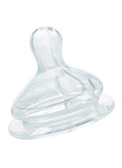 BEBE COMFORT Perfect Sense Silicone Clear Teat 2 Pcs 4+ Months  - Image 2
