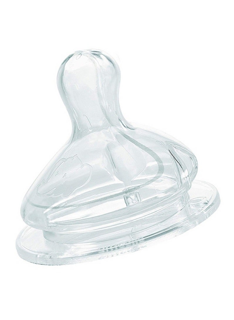 بيبي كونفورت حلمة بيرفيكت سينس الشفافة المصنوعة من السيليكون عدد 2 قطعة لعمر 4 أشهر فما فوق - Image 2