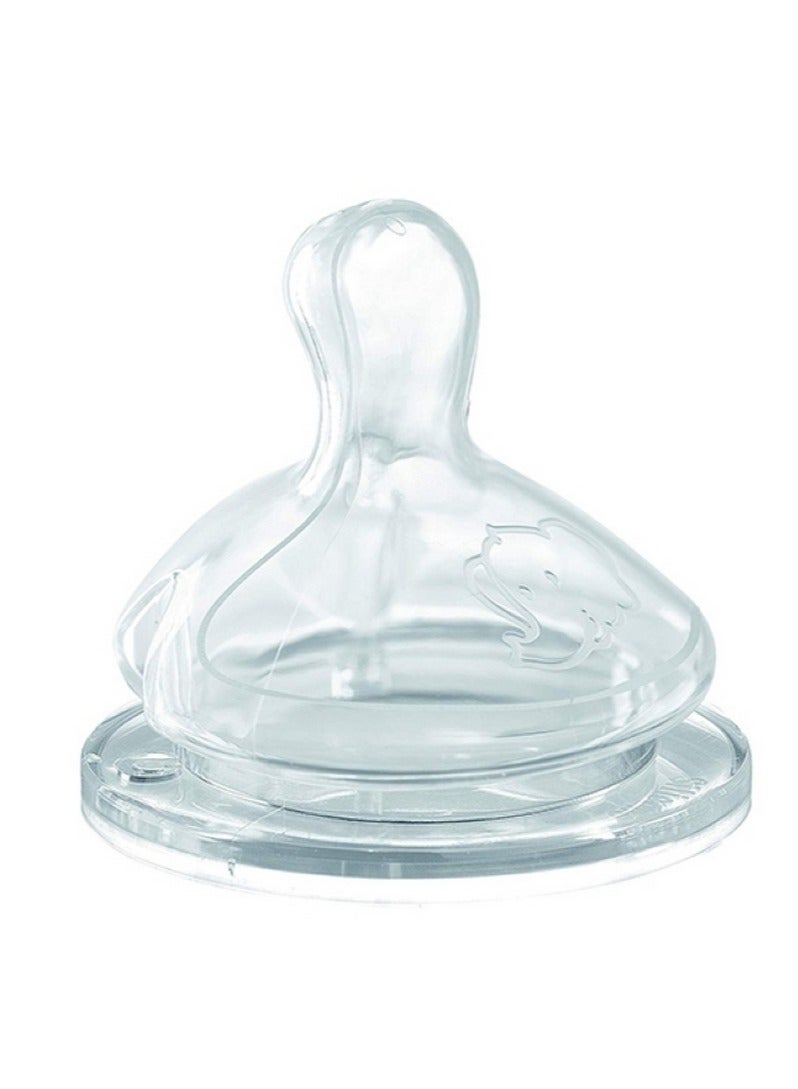 بيبي كونفورت حلمة بيرفيكت سينس الشفافة المصنوعة من السيليكون عدد 2 قطعة لعمر 4 أشهر فما فوق - Image 3