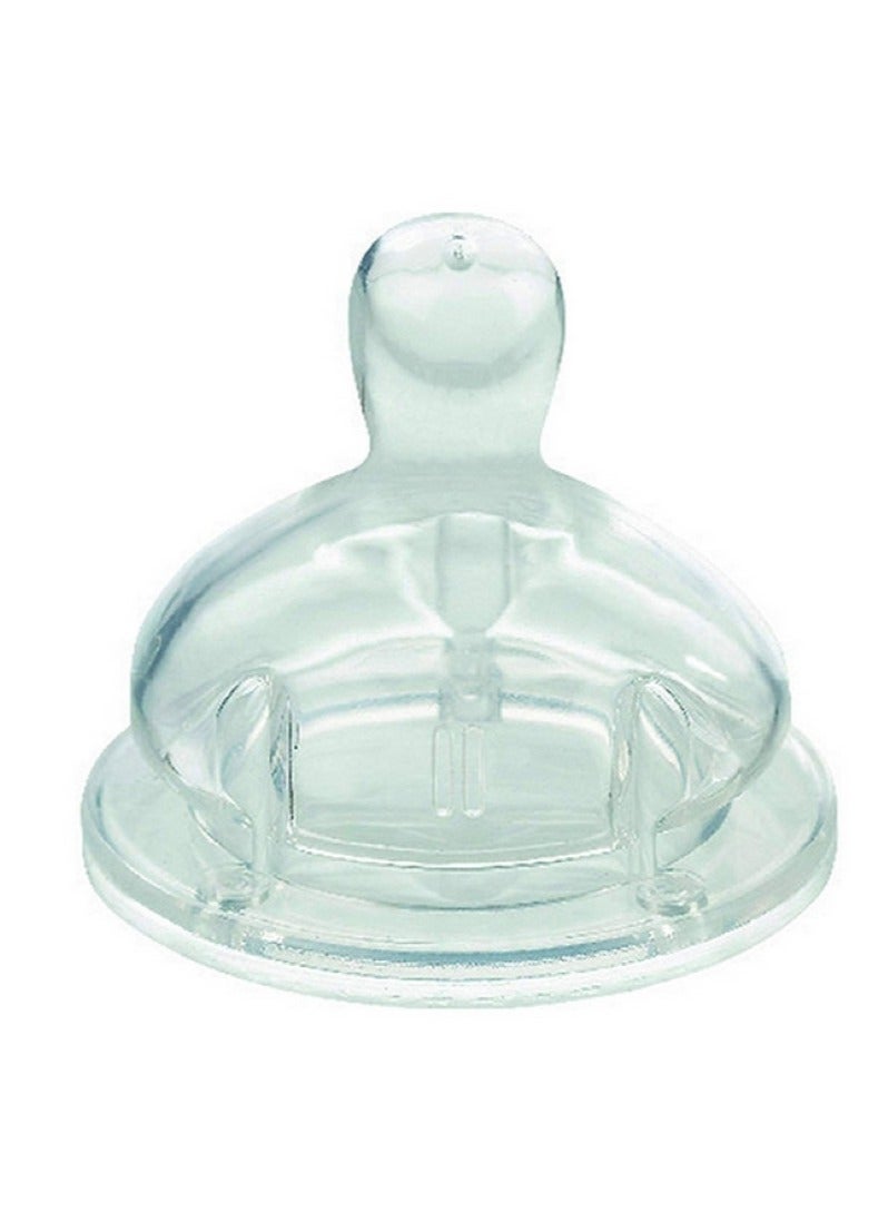 بيبي كونفورت حلمة بيرفيكت سينس الشفافة المصنوعة من السيليكون عدد 2 قطعة لعمر 4 أشهر فما فوق - Image 4