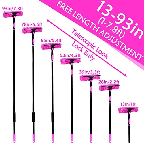 CALBEAU 15 Foot Dusters for Cleaning, Duster with Extension Pole 7-15ft, Microfiber Feather Duster Used for Cleaning Ceiling Fan, High Window, Blinds, Shutters, Sofa, Cobweb Duster for Home (12 PCS) - Image 2