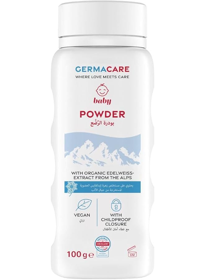 Germacare Talc Free Baby Powder Container 100Gm - Image 1