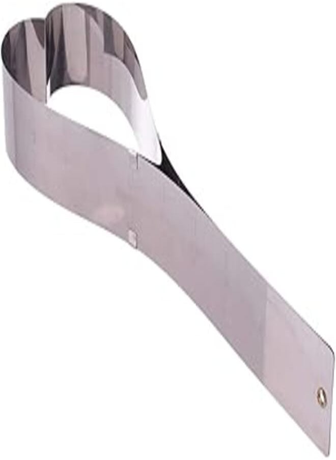 Agfa Agfa Heart Shaped Stainless Steel Cake Mold - 12-26 cm 