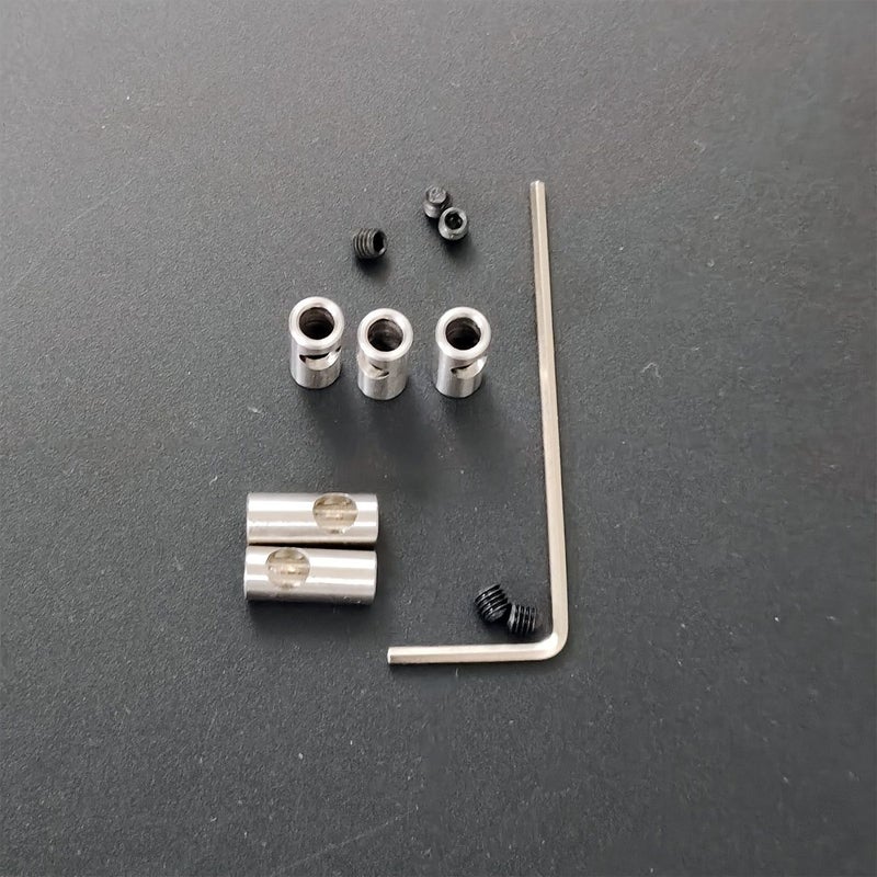 5Pcs Motor Shaft Adapter Sleeve 17mm To 5mm Gear Reducer For RC Climbing Car Simulation Remote Control Model - Image 4