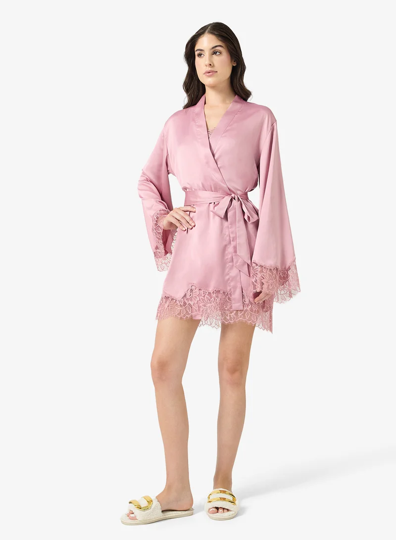 hunkemoller  Satin Lace Valerie Robes for Women | Best Price UAE