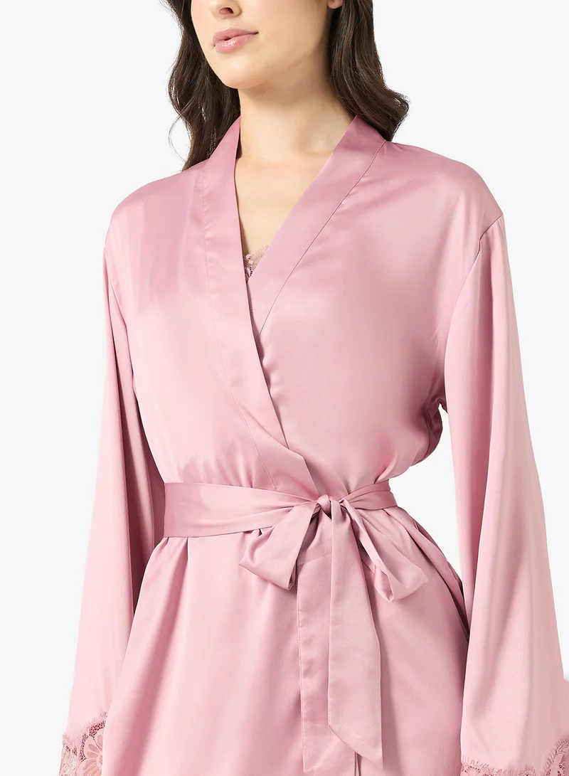 hunkemoller  Satin Lace Valerie Robes for Women | Best Price UAE