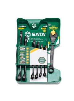Sata SATA ST47530 7-Piece Metric X6 Open End Ratcheting Combination Wrench Set  - Image 4