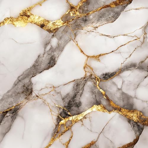 REXOTEX Marble Vinyl Contact Paper for Countertop – 60x200 CM Waterproof Peel & Stick Wallpaper, Self-Adhesive Granite Film for Kitchen, Bathroom, Furniture, Wall Renovation (Pack of 2) - Image 1
